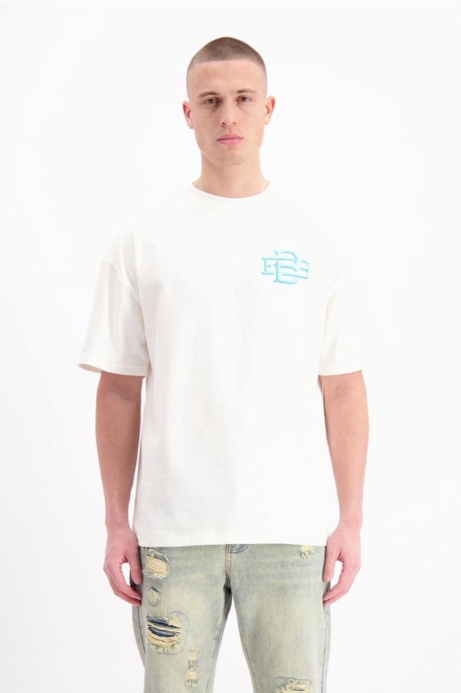 BLOCK MONOGRAM T SHIRT 1 125 3 19 WHITE